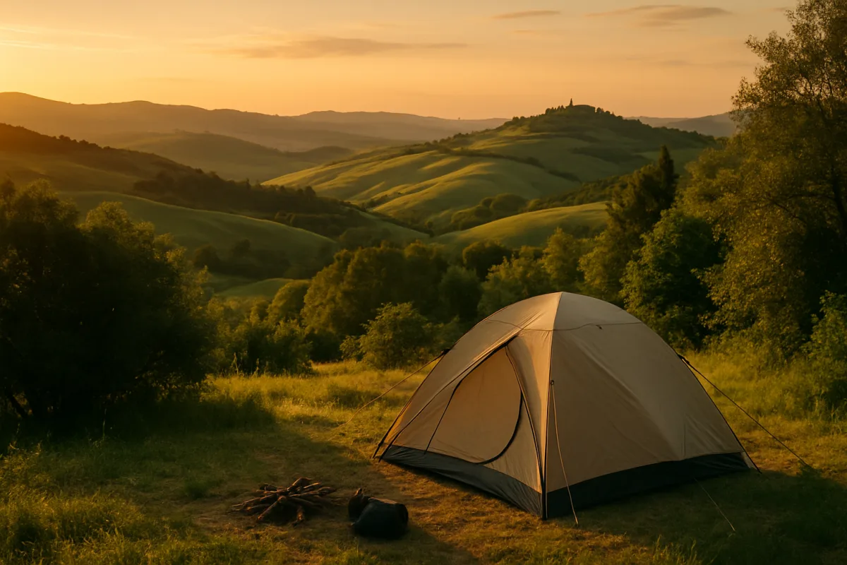 Campeggio in collina: le migliori destinazioni