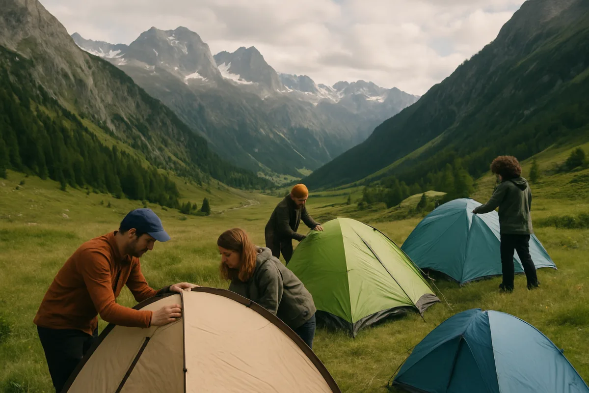 Campeggio in diverse località europee: guida