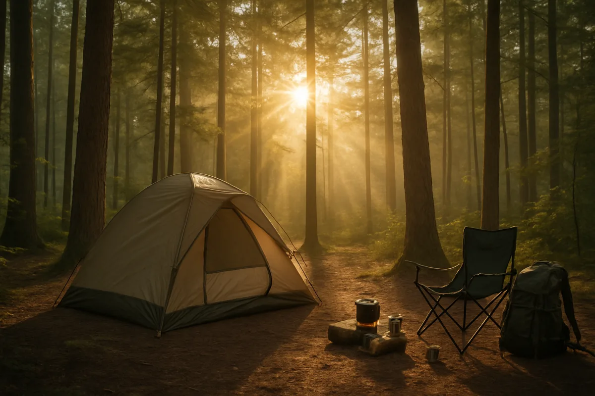 Campeggio in foresta: guida pratica