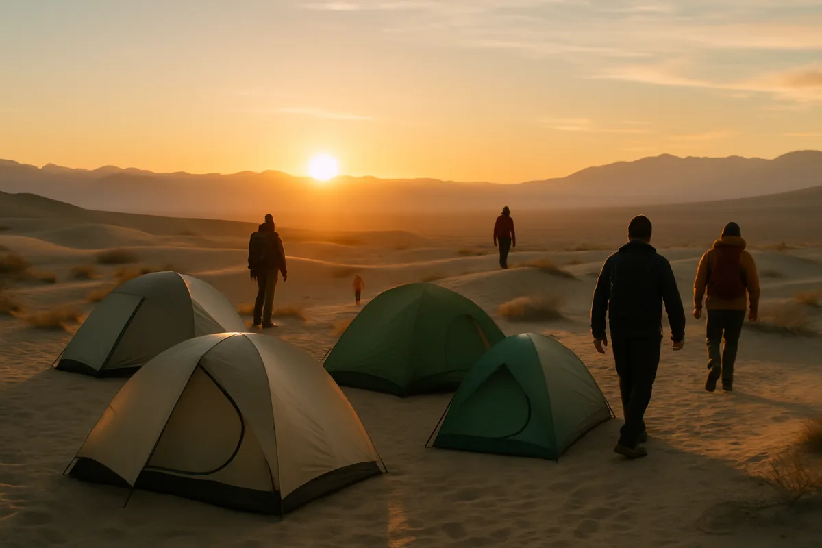 Campeggio nel deserto: guida pratica