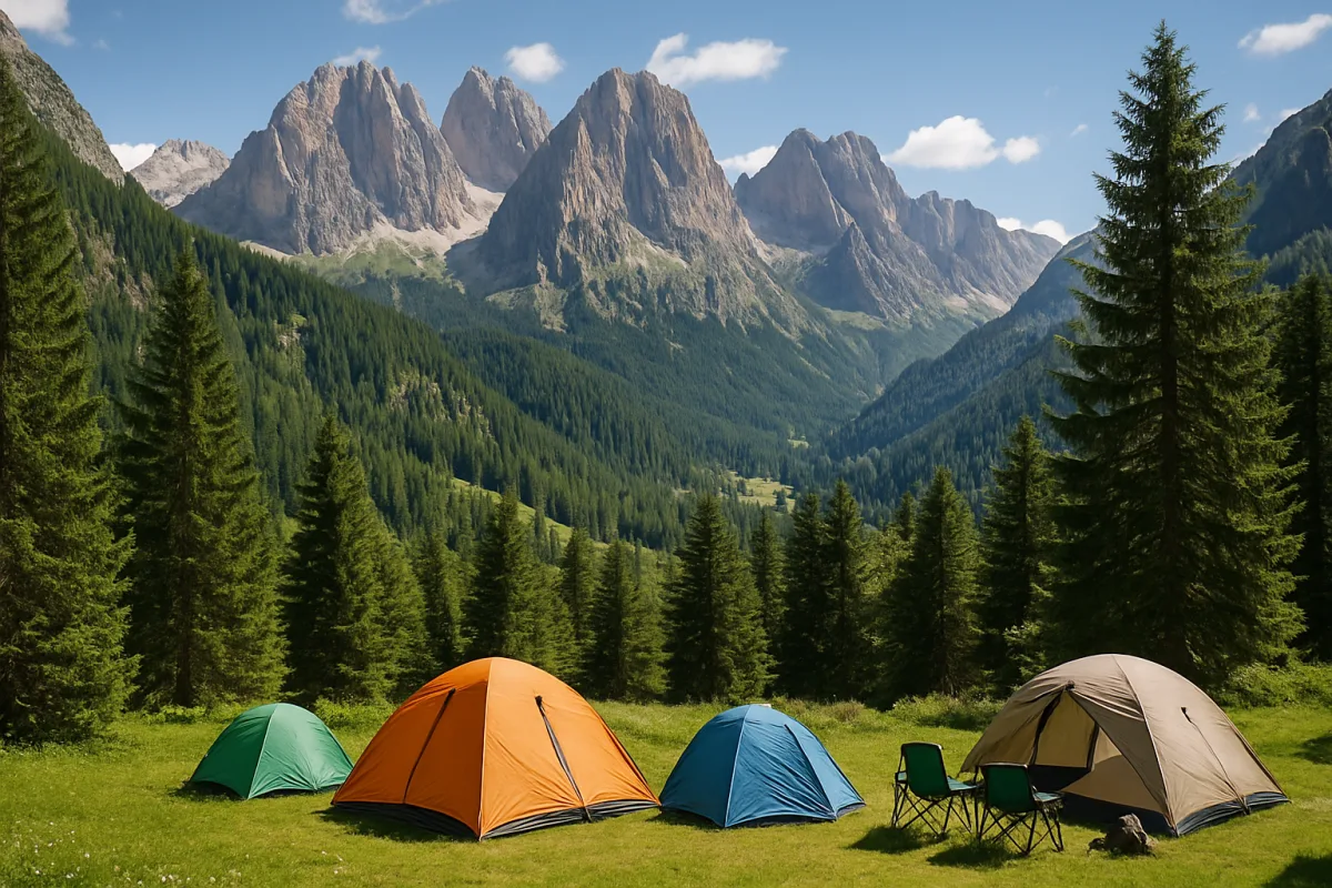 Campeggio nelle dolomiti: le migliori mete estive