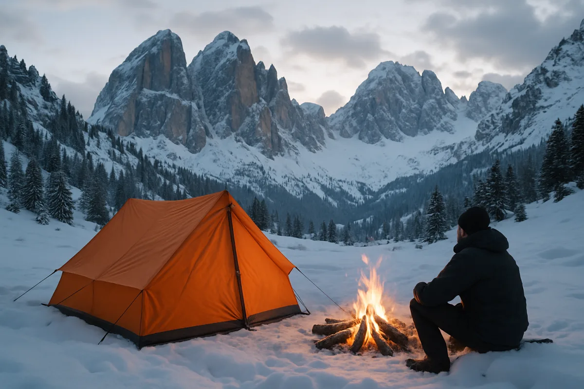 Campeggio nelle dolomiti: le migliori mete invernali